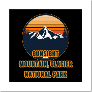 Gunsight Mountain, Glacier National Park Posters and Art